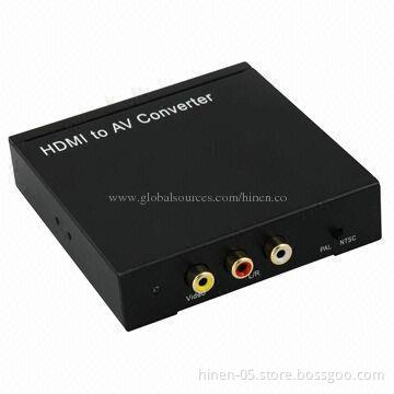 HDMI to AV Converter, It Could Convert Complete HDMI Input into Composite Video Signal Conversion